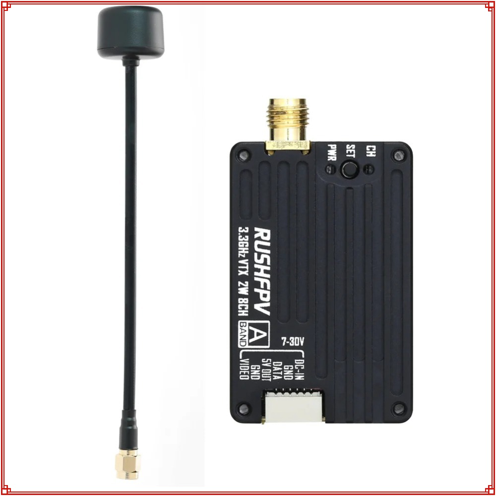 2026 New RUSHFPV 3.3G 2W VTX T - Drone Antenna ulasan dan harga